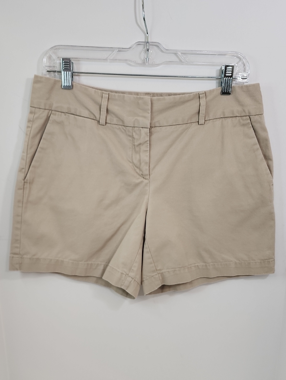 LOFT Khaki Chino Bermuda Shorts Size 4